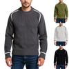 Men's  Fashion  Knitting  Pullover  Long Sleeves  Loose  Flip Collar  Sweater