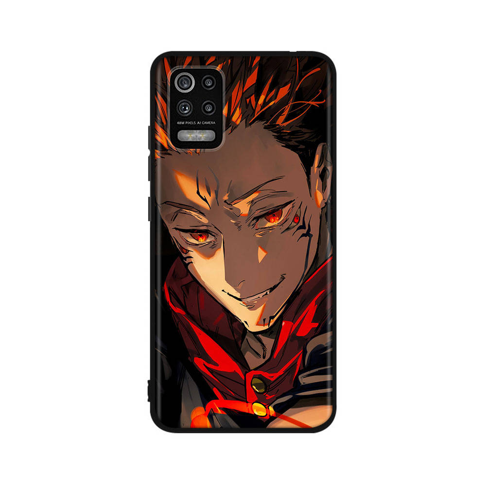 DT17Jujutsu Kaisen Case for OPPO Reno 8 6 5 4 Pro Find X3 A17 A31 A38 A40 A53 A54 A55 A74 A76 A78 A77 A80 A94 A95 A96 Lite Black Soft Cover