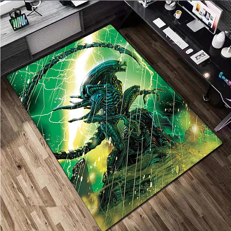 Alien Rug - Home carpet Office Decorative Carpet For Living Room Bedroom Door Mat Floor Rug Computer Chair Area Rug
