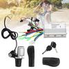 2 In 1 Electric Bicycle Electric Scooter Controller LCD Split Meter Throttle Grip Set