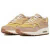 Nike Air Max 1 SE Buff Gold Вельветовые женские кроссовки Желтый конопляный кунжут FB8451-700