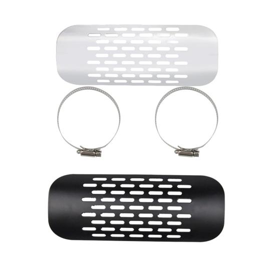 Теплоизоляционная труба глушителя, теплозащитный экран, прочный, простой в установке, универсальный железный выхлоп для мотоцикла, идеальное украшение