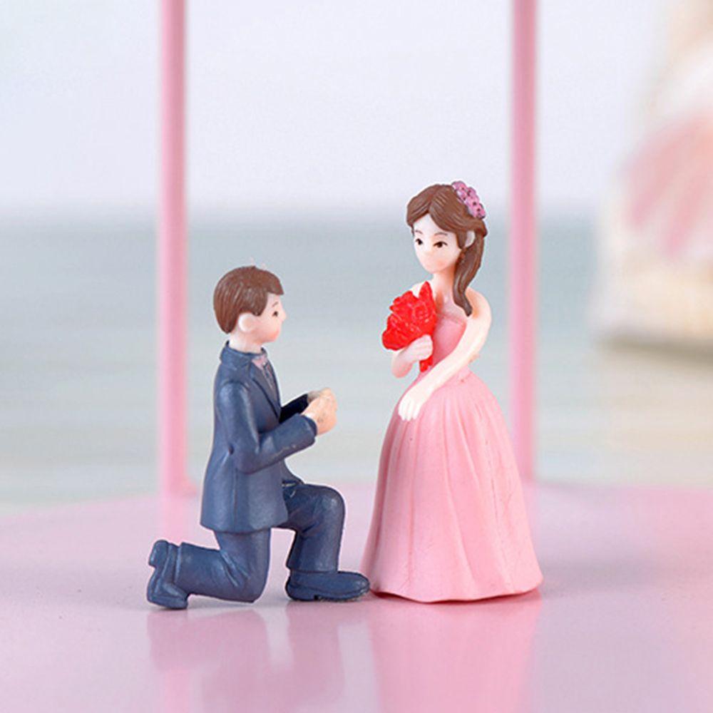 Boy Home Decoration Proposing Wedding Doll Couple Figurines Ornaments Marriage Lover Miniatures