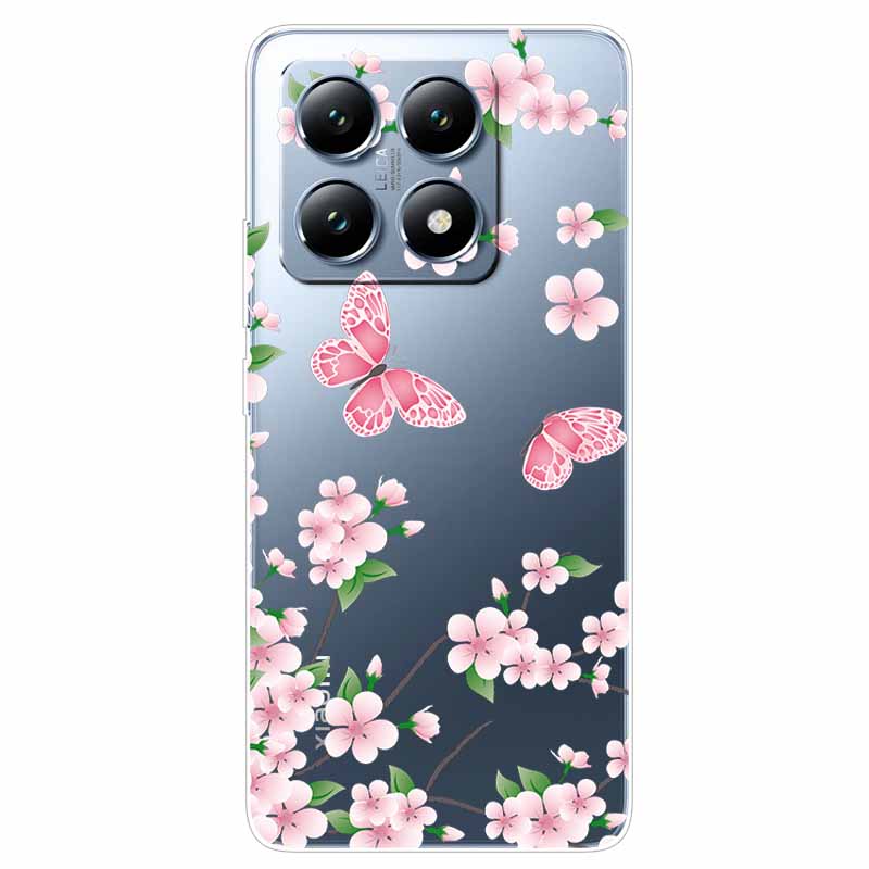 Чехол для Xiaomi 14T Pro 6.67'' Прозрачный ТПУ Силиконовый Funda Capa для Xiaomi 14T Мягкие Чехлы Mi 14t 14 t 2024 Прозрачный Coques сумка