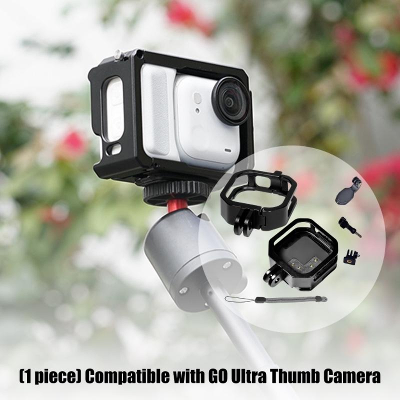 Алюминиевая клетка для камеры GO Ultra Thumb Camera Frame С режимами горизонтальной и вертикальной съемки Интерфейсы с 2 штырьками