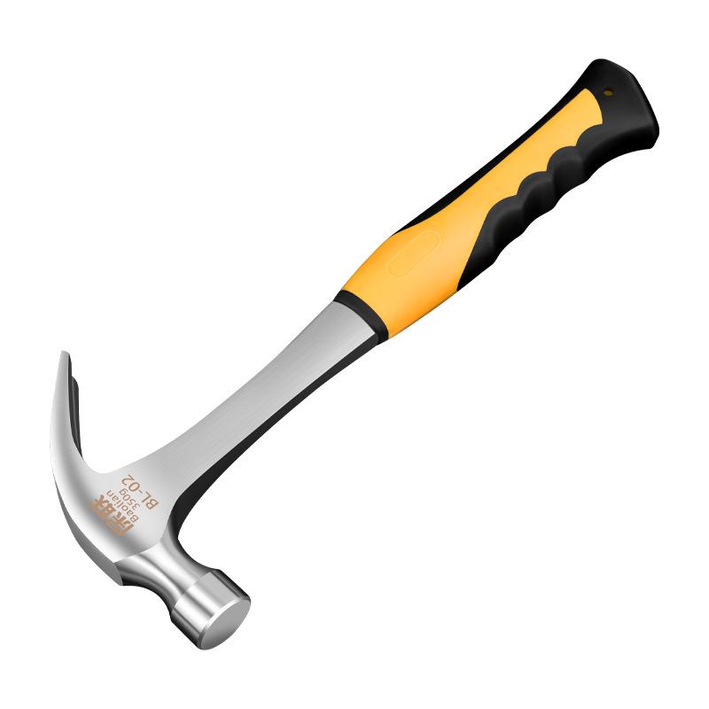 Compact Multifunctional Hammer: Claw, Woodworking, Nailing, Safety & Nail-Pulling Tool