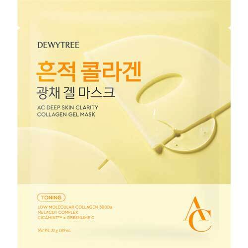 Коллагеновая маска-пак/1 маска в день DEWYTREE AC Deep Collagen Gel Mask 1 лист (Поры/Рубцы)