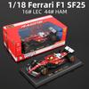 Ббураго 1:18 Scuderia Ferrari HP F1 SF25 2025 Металлическая модель автомобиля #16 Шарль Леклер #44 Льюис Хэмилтон Статическая литая игрушка