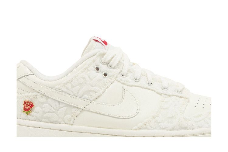 Женские кроссовки Nike Dunk Low Give Her Flowers (Женский) Sail/University Red-Medium Soft Pink
