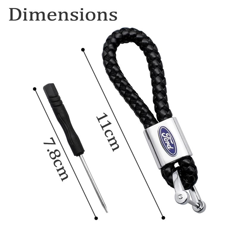 WTBV9 For Ford Focus Mustang Kuga Mondeo Fiesta Ranger Explorer 3D Metal Car Styling Keychain Key Chain Key Rings Pendant Accessories