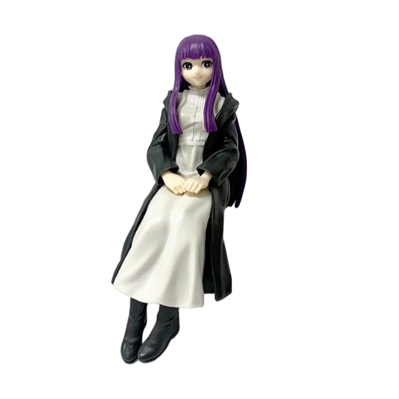 14 см Фрирен: Фигурка аниме «За гранью конца путешествия» Сидящая Ферен Фигурки действия Ферен Стопор для лапши Модель из ПВХ Коллекция статуэток