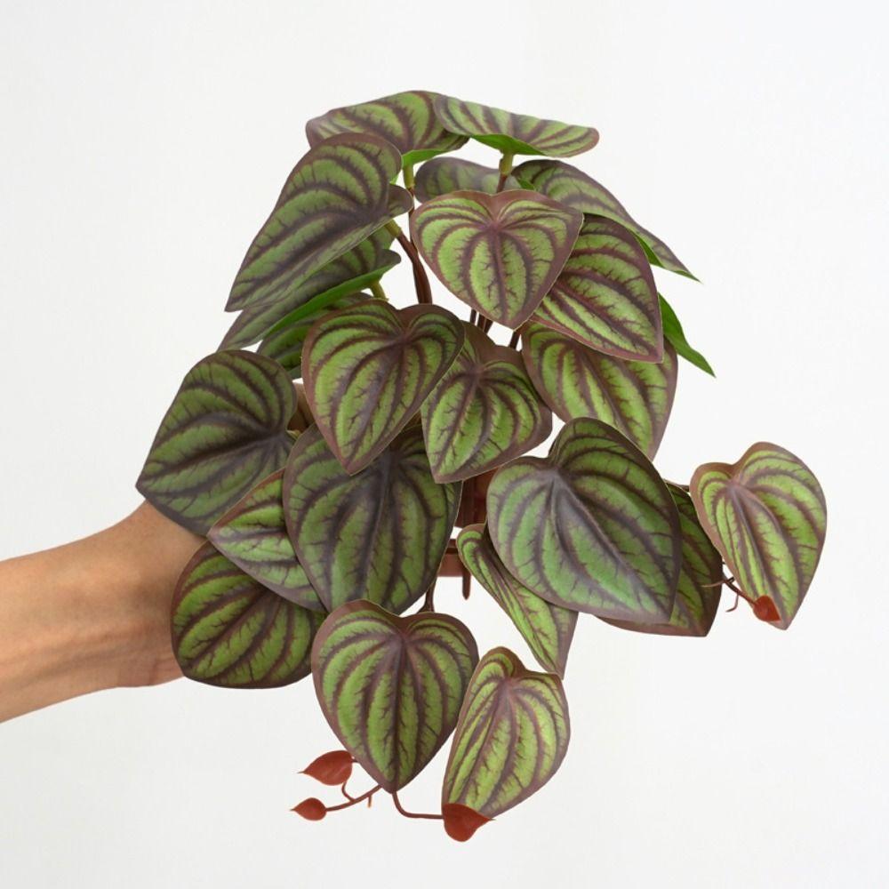 Тропические растения Зеленые растения в горшках Большая шелковая черепаха спина Бамбуковые листья Декор для свадебной вечеринки