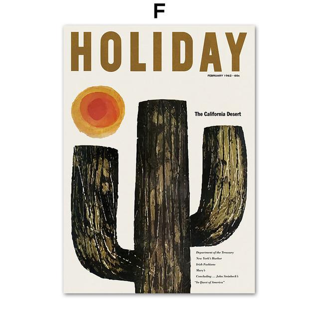 Bauhaus Herman Miller Woodstock Парусный тур Калифорния Холст Фреска Скандинавская тема Плакат Печать Живопись Украшение гостиной