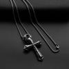 Мужское ожерелье Женское ожерелье хип-хоп Хип-хоп Титановое ожерелье Крест 410c20236502