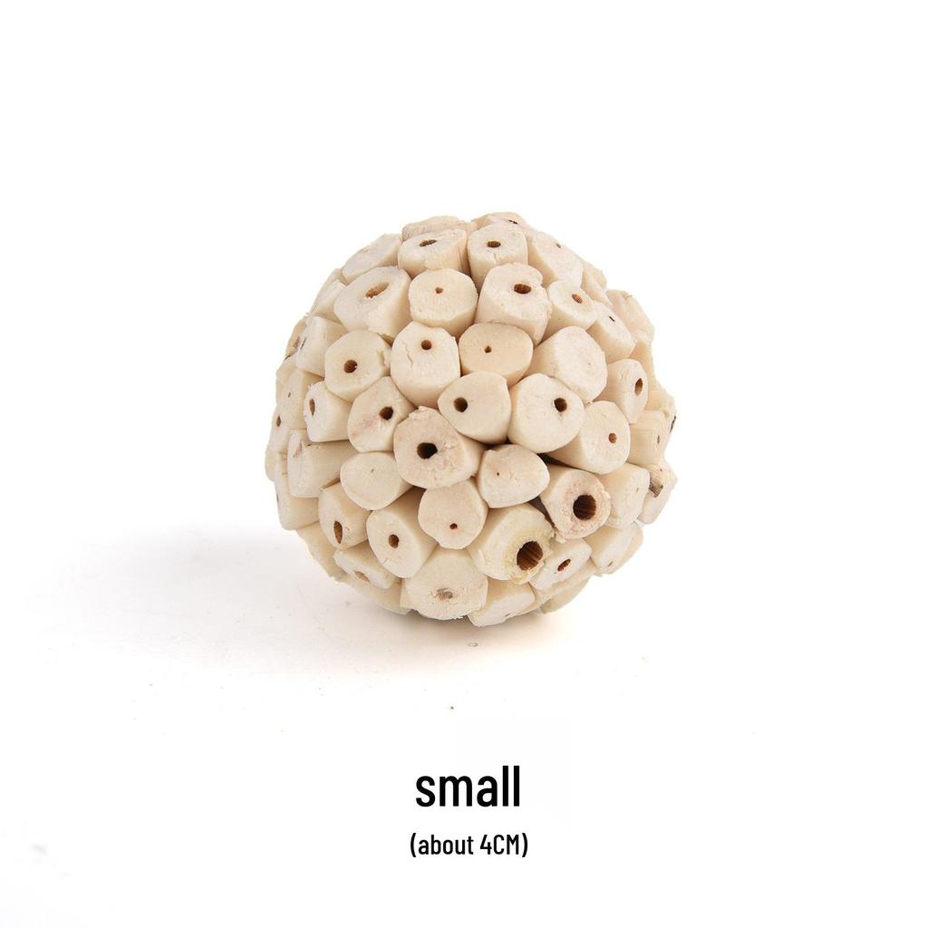 Игрушка Parrot Chew: Рисовая бумага шар и палочка для шлифовки, чистки зубов и развлечения