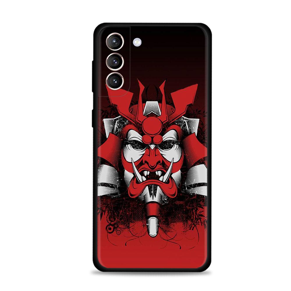 Чехол для Samsung Galaxy S22 S21 S20 Ultra FE S10 S9 S8 Plus S10e Note 20Ultra 10Plus, чехол Funda Japan Samurai Oni Mask Shell