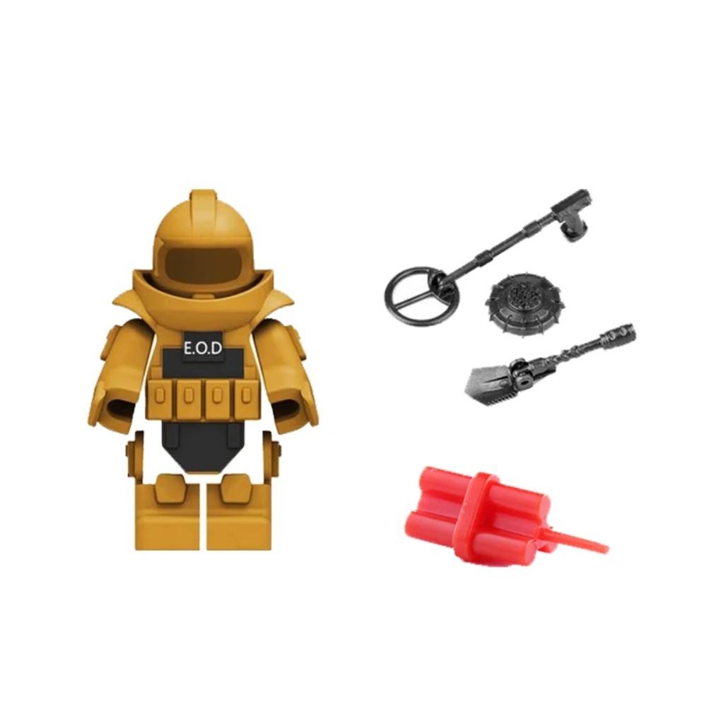 Военный MOC Оружие Строительный Блок Тяжелый Пулемет Гатлинг M19 NSV Фигурки Артиллерия Сапер Пистолет Пуля Игрушка Подарок K013