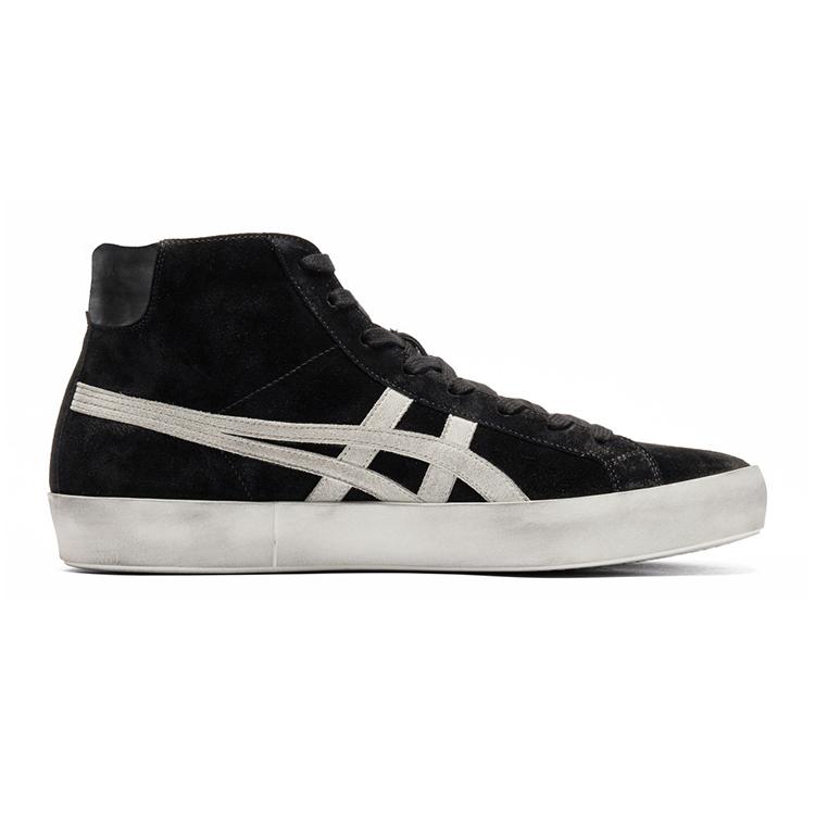 ONITSUKA TIGER Износостойкие Высокие Повседневные Кроссовки Унисекс Черно-Белые 1183C551-001