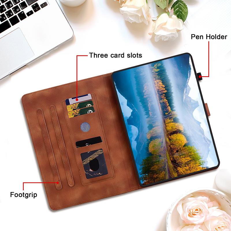 Кожаный чехол для iPad Air 12 Air 13 10.5 Чехол для iPad 5th 6th 7th 8th 9th Gen Чехол для iPad 10.9 2022 Pro 11 2024 9.7 2018 Mini5 4 Чехол