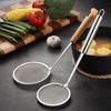 Oil Filter Spoon Stainless Steel Fast Removal Ergonomic Filtering Moisture Design with Hanging Hole Heat-resistant Drain