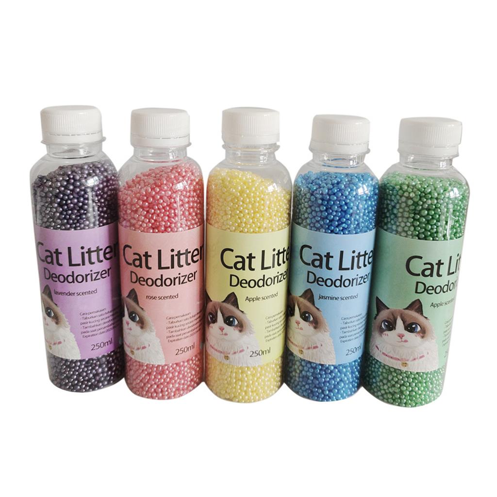 8oz Litter Box Odor Eliminator Deodorizer Beads for Pet Cats Safety Active Carbon Refresh Deodorant for Odor Removing
