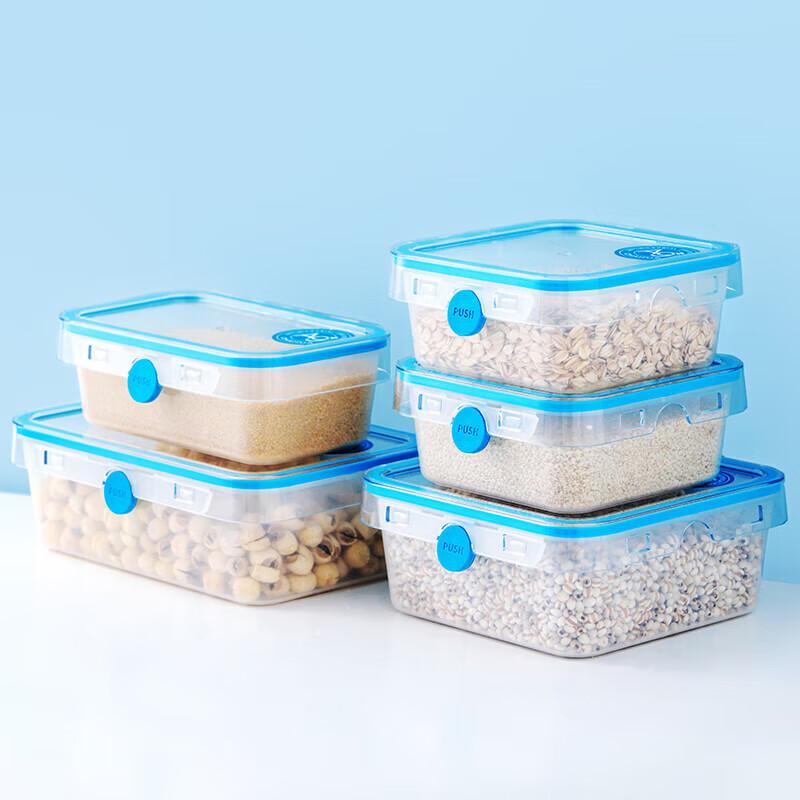 Camellia Food Grade Plastic Storage Container 4-Piece Set