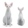 Simulation Animal Pet Cat Model Toy Canadian Hairless Cat Sphinx Cat Static Doll Ornament