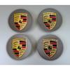 Porsche Wheel Centre Caps - 76mm - Grey