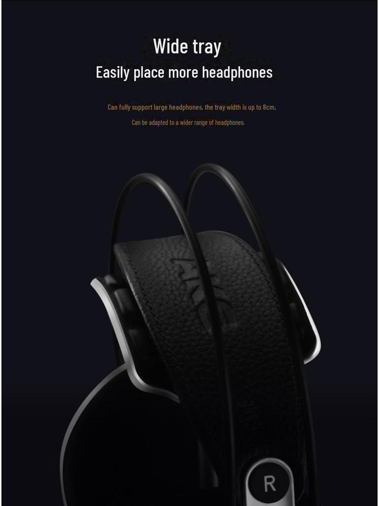 Креативная металлическая подставка для наушников - Настольный держатель для гарнитуры и стойка для хранения игровых наушников