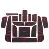 Rubber Door Groove Mat for MG HS AS23 MGHS Plug-in Ehs Phev ~ Slot Anti-slip Cup Cushion Coaster Pad Sticker Accessories