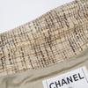 Chanel Домашний оригинал 03P P20675V12131 пуговица-ракушка твидовый приталенный пиджак Пиджак 44 бежевый Б/у