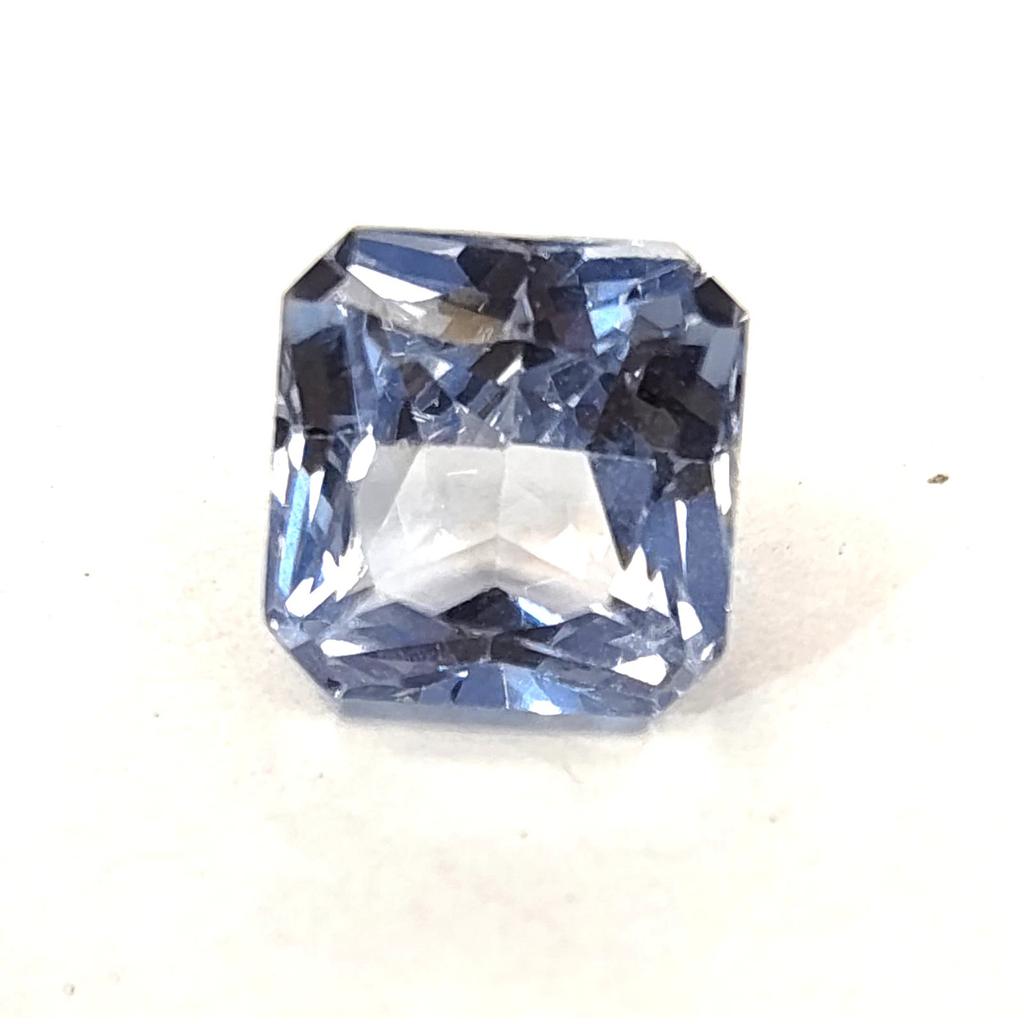11-13 Ct Natural Blue Aquamarine Asscher Cut Beautiful Certified Loose Gemstone
