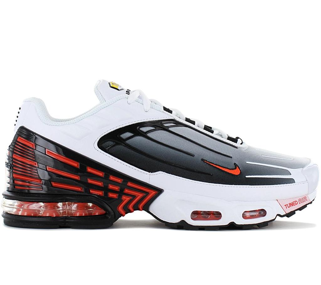 nike tn 3 white black