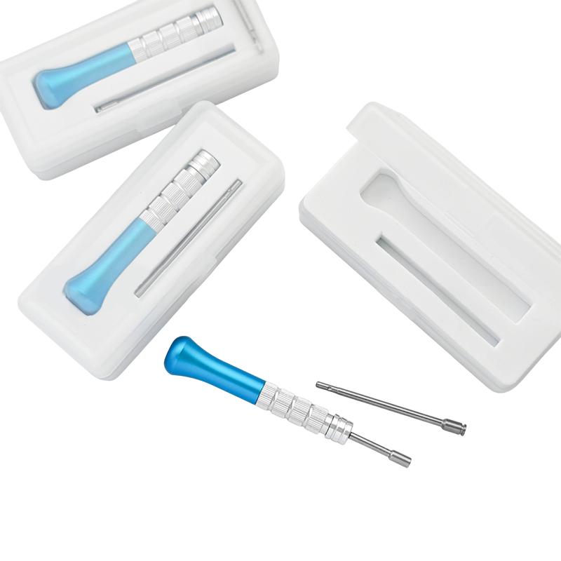 Стоматологический набор микроимплантационных отверток Мини-отвертка Самонарезающая рукоятка Гаечный ключ Титан Материал стоматолога Хирургическое оборудование