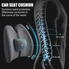 Lumbar Support Pillow Car Waist Cushion Ergonomic Design Soft Breathable Lower Back Support Pillow Memory Foam Seat Cushion