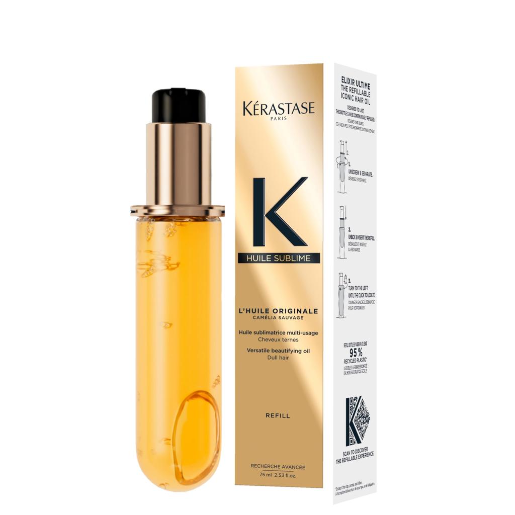 KÉRASTASE Huile Sublime R Refill 75mL Hair Oil Refill for Shiny Hair