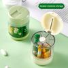 Pill Box Organizer Weekly Medicine Dispenser Large Capacity Compact Design Portable Pill Tablet Storage Box with Cutter