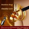 Lockink Metal Chastity Cage Smart Key Remote Unlock Cock Cage BDSM Penis Abstinence Anti Cheating Chastity Belt Sexy Toy for Men