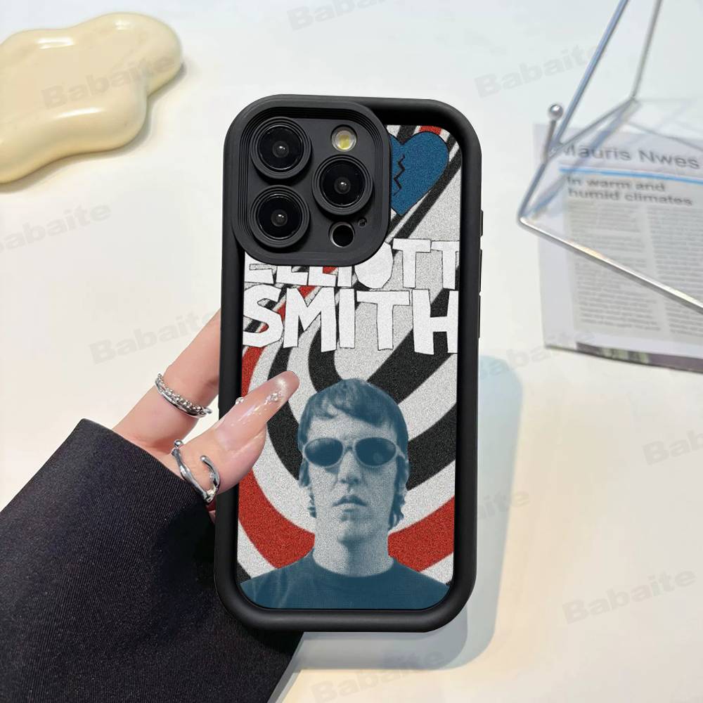 Elliott Smith Figure 8 Silicone Soft Phone Case For IPhone 17 16 14 13 12 11 15 Pro Max Plus Air Cover