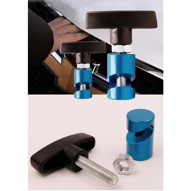 1 шт., автомобильный зажим для подъема капота, зажим для подъемного стержня, держатель стойки, фиксатор, алюминиевый сплав, синий/черный/золотой цвет