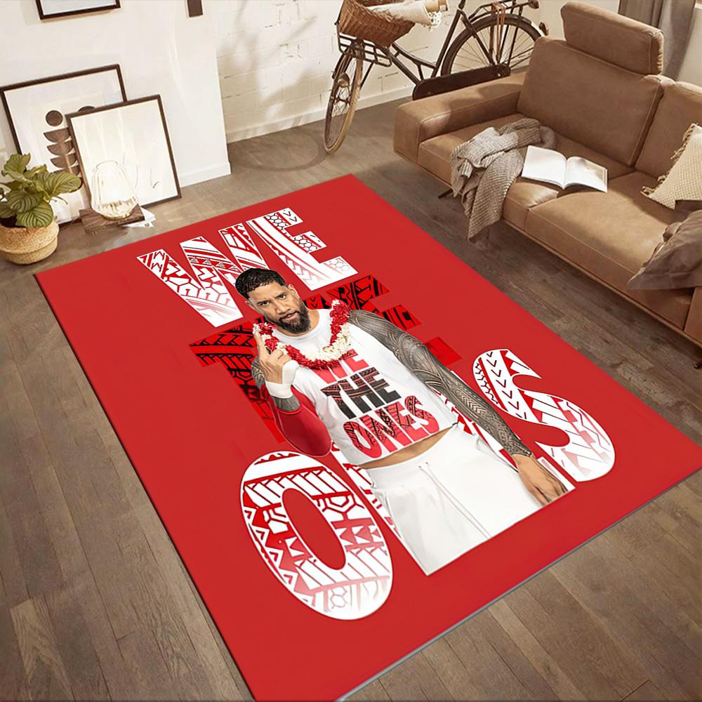 Yeet Jey Uso2 Square rugs are a great choice for living rooms, bedrooms, home décor, and as gifts.