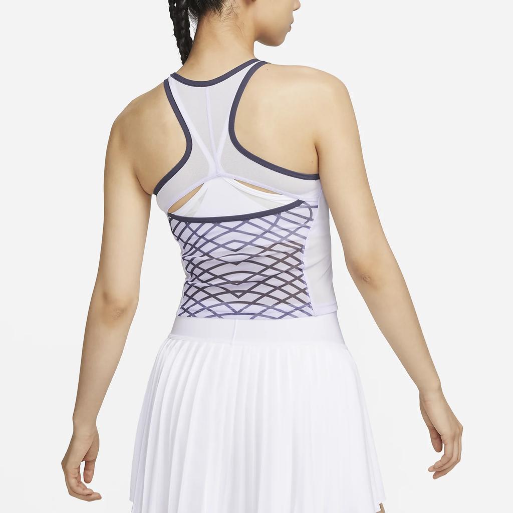 Nike Женский топ-майка CourtSLAM DRI FIT Цвет: Пурпурный Кислородный DR9755-536
