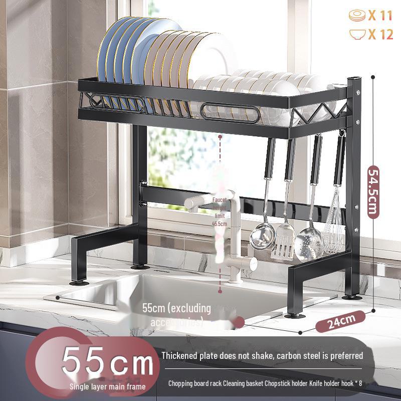 Многофункциональная кухонная мойка для хранения посуды и слива