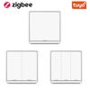 Zigbee Tuya Умная панель с кнопками - Умный переключатель для дома, совместимый с Alexa (Ноль Пожаров)
