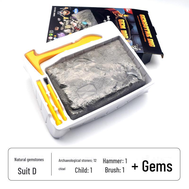 DIY Archaeological Excavation Toys: Gem, Meteorite, Fossil, Dinosaur & Animal Models for Children's Science Education