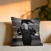 Alfred Hitchcock Cushion Cover Cozy Velvet Throw PillowSoft Warm Cushion For Sofa  Bed