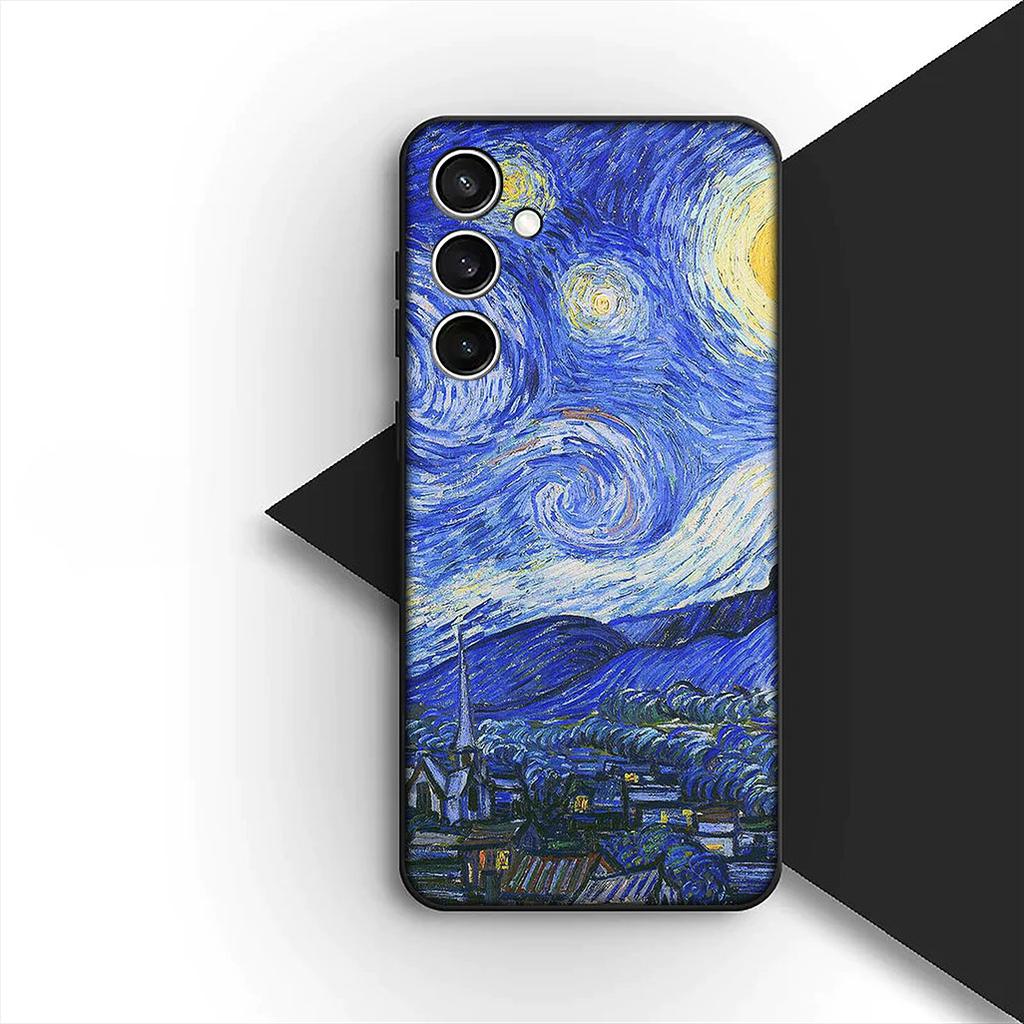 Мягкий чехол для Apple iPhone 12 13 Pro Max Mini ProMax X XR Air 12Pro 13Pro Чехол для телефона Подсолнух Звездная ночь Ван Гог