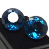 A+ CERTIFIED Blue Sapphire 55Ct Round Cut Loose Gemstone Pair for Jewelry Making