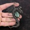 Seraphinite Pendant Copper Wire Wrapped Pendant Gemstone Pendant Dragon Jewelry Handmade Pendant Seraphinite Copper Jewelry Gift For Mother