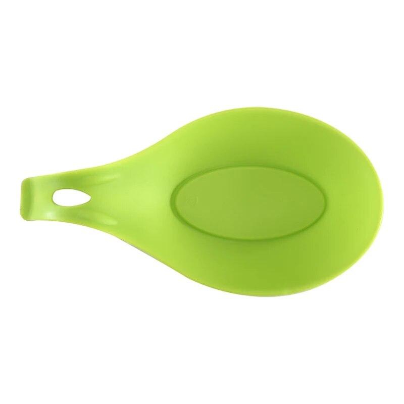 1pc Gadgets Silicone Multipurpose Spoon Rest Mat Holder for Tableware Kitchen Supplies Accessories